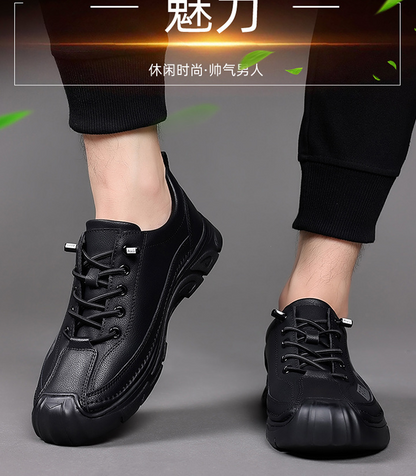 British retro outdoor martin casual shoes Black color