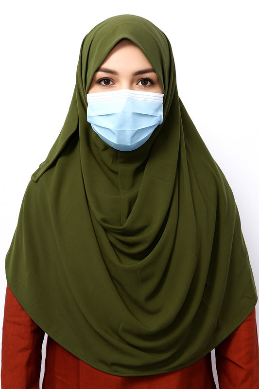 Ready Hijab- Olive Color