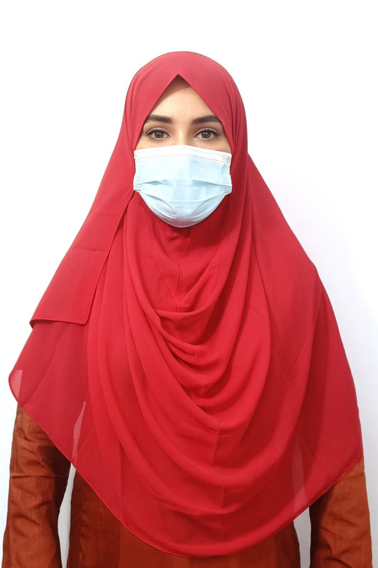 Ready Hijab - Red Color