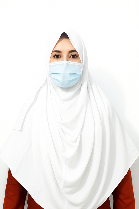 Ready Hijab - White Color